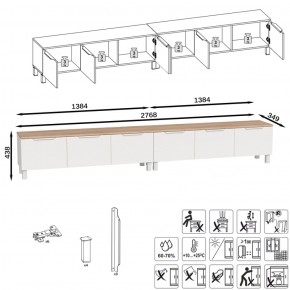 Тумба под ТВ 13.267.01 + 13.267.01 в Ирбите - irbit.mebel-e96.ru