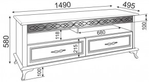 Тумба под ТВ Скарлетт М02 (Риннер) в Ирбите - irbit.mebel-e96.ru