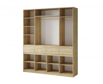 Шкаф 2000 мм Турин ЛДСП крафт серый/кашемир (ВВР) в Ирбите - irbit.mebel-e96.ru