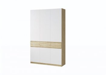 Шкаф 1500 мм Турин ЛДСП крафт/белый шагрень (ВВР) в Ирбите - irbit.mebel-e96.ru