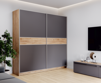 Шкаф-купе 2200 мм Урбан 2-х ств. комб. фасад У625 (Модерн) в Ирбите - irbit.mebel-e96.ru