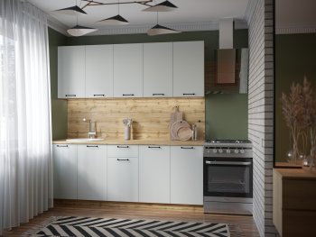 КУхонный гарнитур Валерия 2000 мм вотан/серый (Сурская) в Ирбите - irbit.mebel-e96.ru