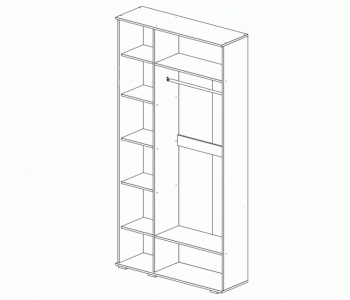 Шкаф 3-х дверный Вегас Белый 1500 мм (СтендМ) в Ирбите - irbit.mebel-e96.ru