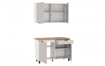 Кухонный гарнитур 1200 мм Венера кашемир ЛДСП (Олмеко) в Ирбите - irbit.mebel-e96.ru