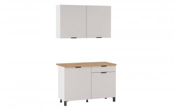 Кухонный гарнитур 1200 мм Венера кашемир ЛДСП (Олмеко) в Ирбите - irbit.mebel-e96.ru