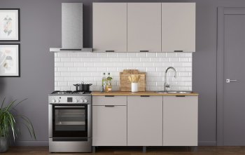 Кухонный гарнитур 1500 мм Венера кашемир ЛДСП (Олмеко) в Ирбите - irbit.mebel-e96.ru