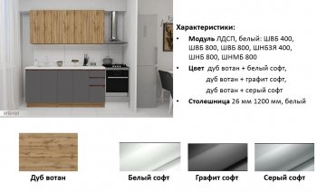 Кухонный гарнитур 2000 мм Венера белый софт (Игни) в Ирбите - irbit.mebel-e96.ru