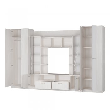 Стенка Венеция ясень белый (БТС) в Ирбите - irbit.mebel-e96.ru