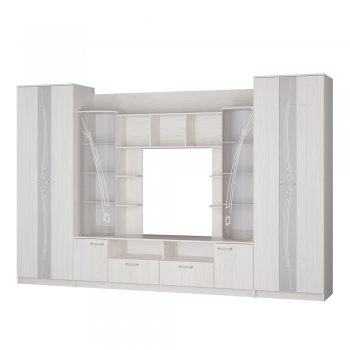 Стенка Венеция ясень белый (БТС) в Ирбите - irbit.mebel-e96.ru