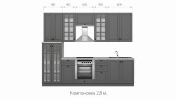 Кухонный гарнитур Верона 2800 мм в Ирбите - irbit.mebel-e96.ru