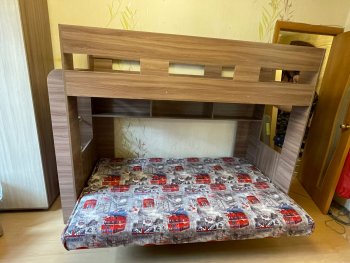 Кровать двухъярусная с диваном Дива ( Версаль) в Ирбите - irbit.mebel-e96.ru