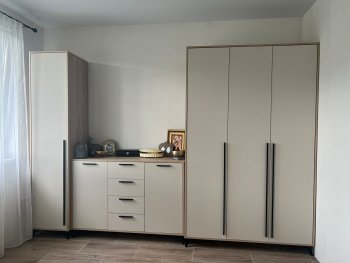 Шкаф 1360 3С2Я с ящиками Ева Сатин (Памир) в Ирбите - irbit.mebel-e96.ru