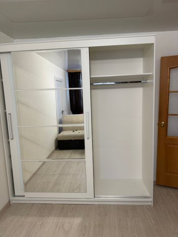 Шкаф-купе Крафт-6 белый ясень 2000 мм (БТС) в Ирбите - irbit.mebel-e96.ru