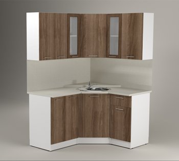 Кухонный гарнитур Яна оптима 1500х1300 мм (Герда) в Ирбите - irbit.mebel-e96.ru