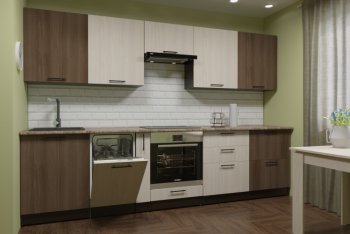 Кухонный гарнитур Яшма 3000 мм (Герда) в Ирбите - irbit.mebel-e96.ru